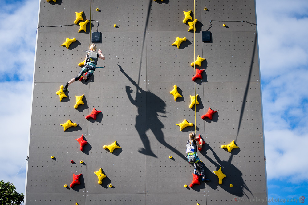 Action from 20/21 Speedclimbing Champs