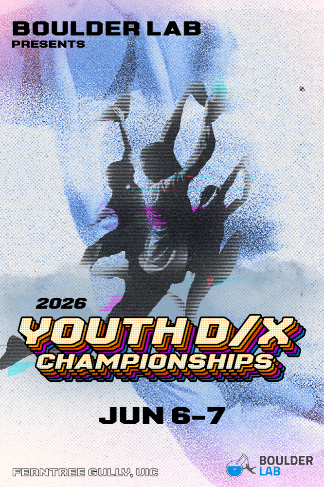 U11 and U13 climbers: Boulder Lab (Melbourne) hosting youth championships in June
